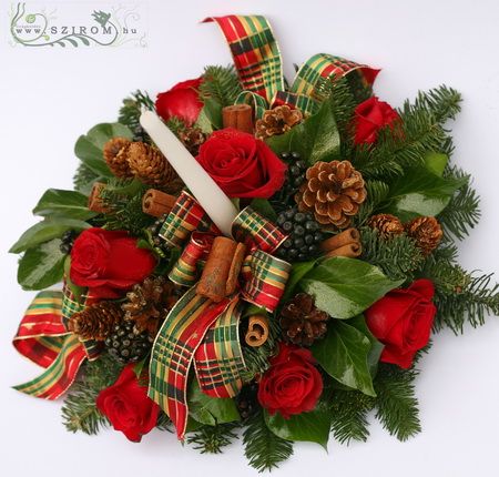 Christmas centerpiece (20 cm)