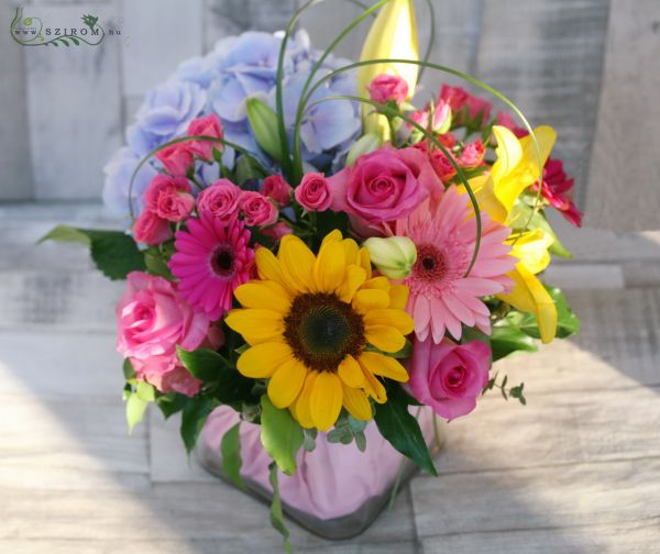 Gästetisch Blumendekor
