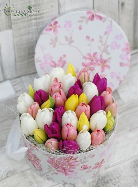 Tulipán doboz (35 szálas box)