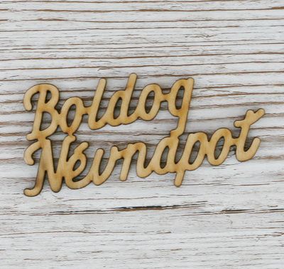 Boldog Névnapot fa felirat (8cm)