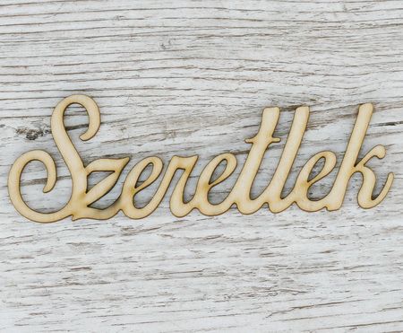 liebe holzschild (15cm)