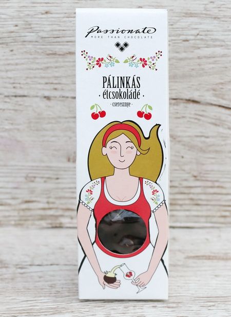 Pálinka dark chocolate (with cherry)