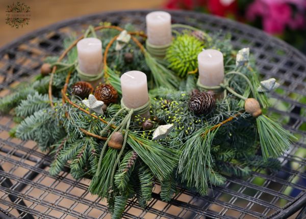 Adventskranz natürlich (35cm)