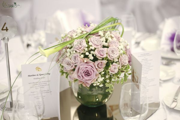 Gästetisch Blumendekor
