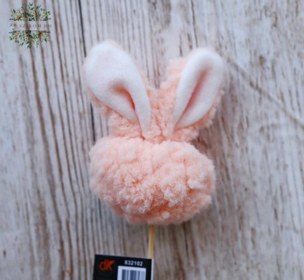 peach sticked bunny