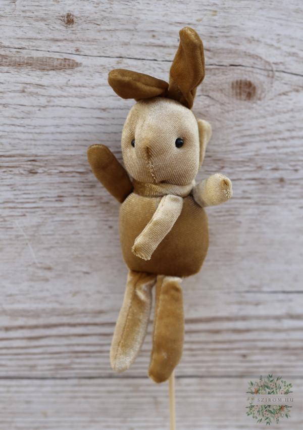 Brief mit braunem Hasenmotiv (15 cm)