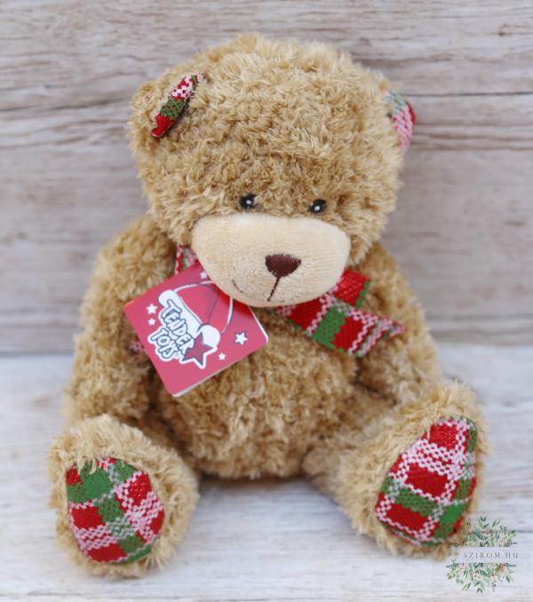 brauner Winterteddybär (19cm)