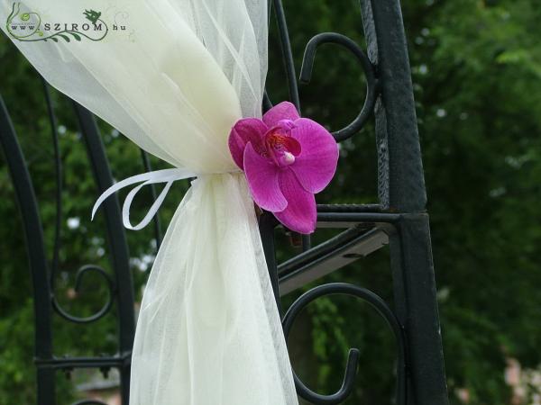 Boldogság kapu orchideával 1db , esküvő