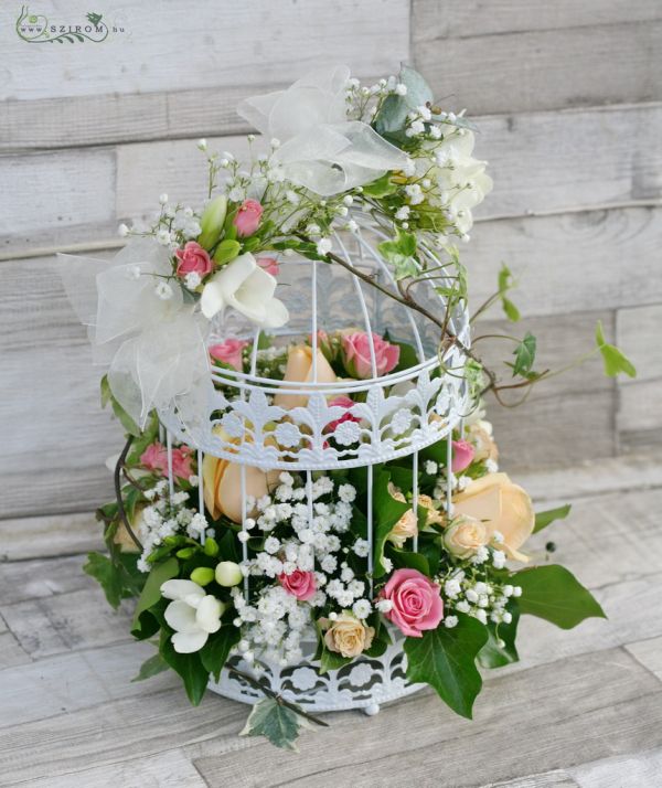 Gästetisch Blumendekor