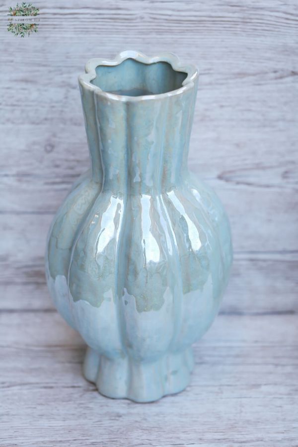 Keramikvase mit Perlmuttglanz 31 cm