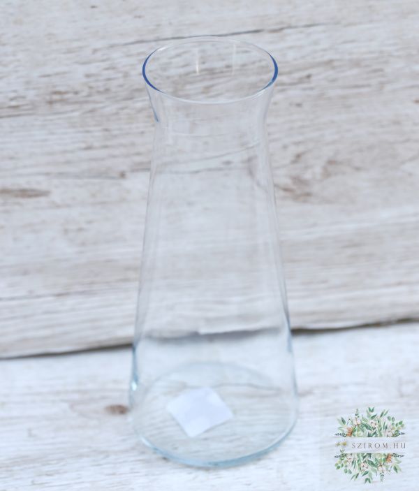 oblong glass vase (25 cm)