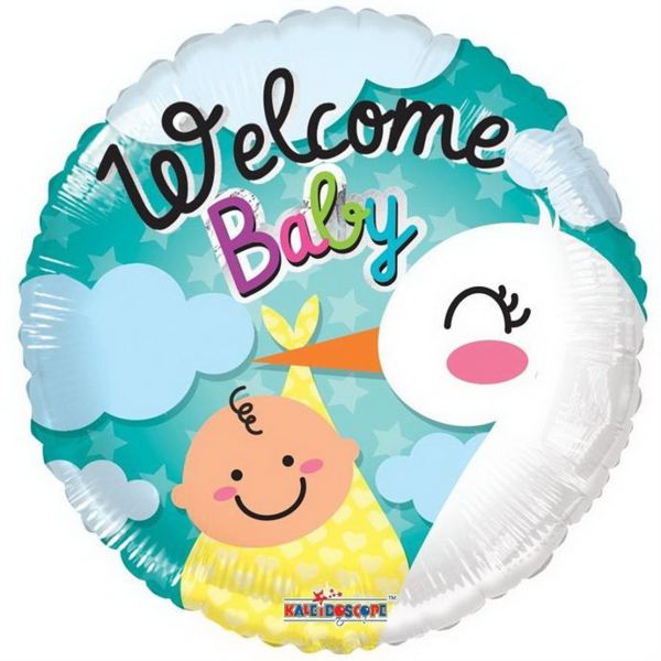 Willkommen Baby-Ballon