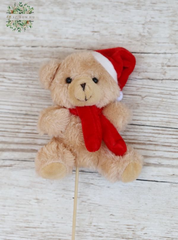 Weihnachtsteddybär am Stiel (13cm)