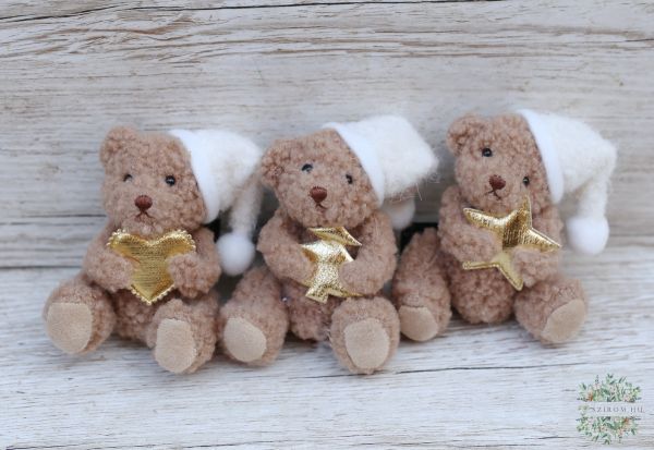 kicsi barna karácsonyi maci (10cm) 1 darab