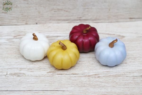 Herbst Kunststoff Kürbis Dekor 4 Stück
