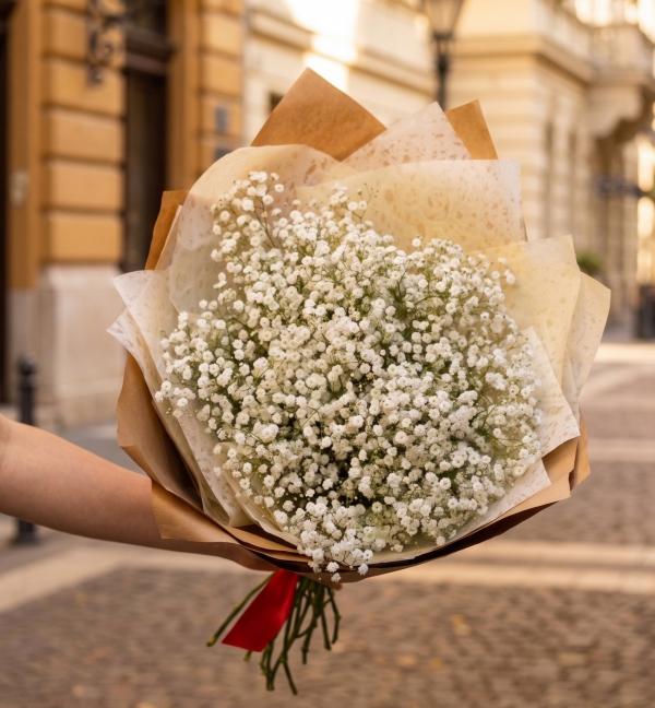 Gypsophila (babys breath ) bouquet (15 stems)