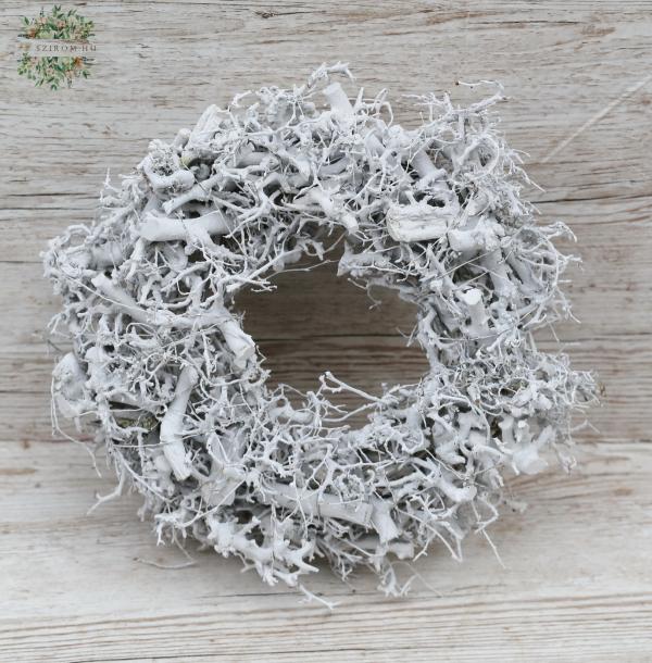 Rusztikus fehér kopogtató ( 35 cm )