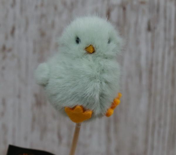 Colorful chick on a stick 7cm