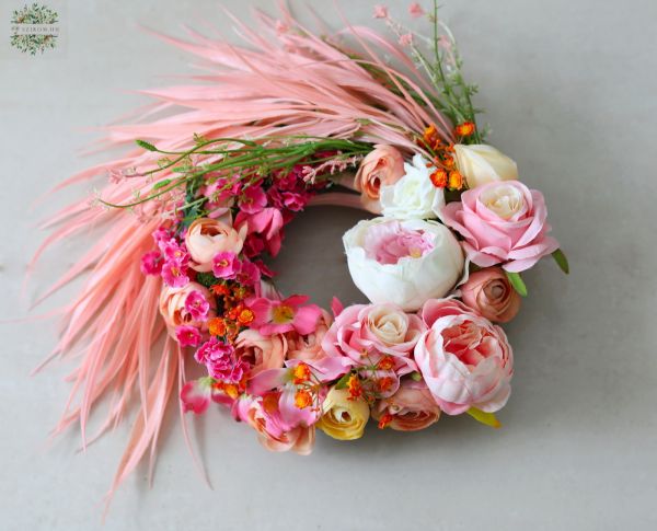 Spring Silkflower wreath