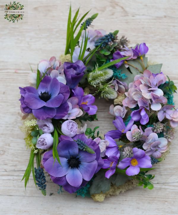 Spring Silkflower wreath 35cm