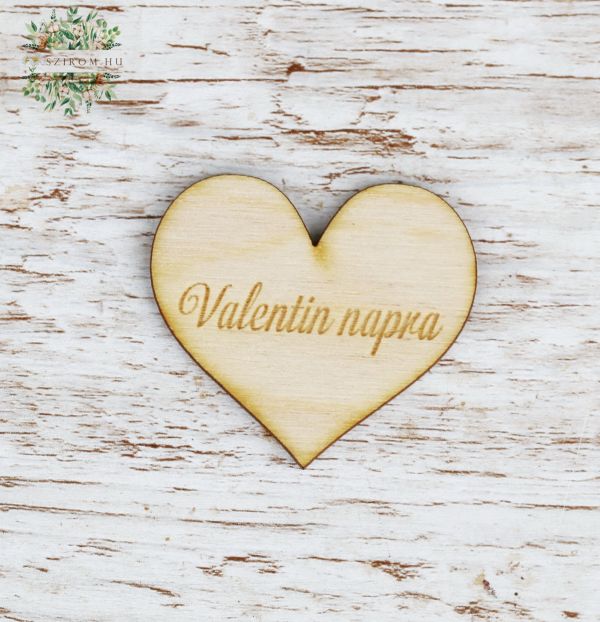 Für Valentintag, hölzerne Herz klein