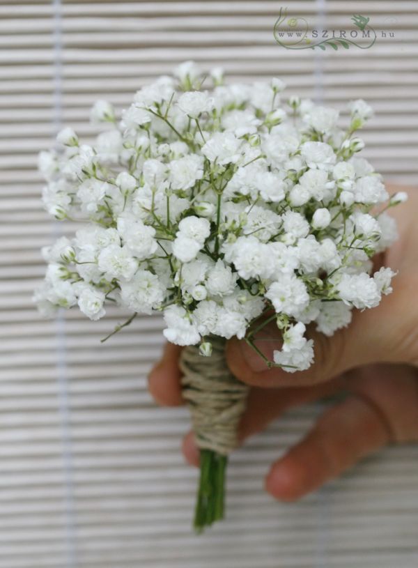Boutonniere of gypsophila (white)