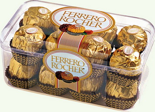 Virágküldés Budapest - kis Ferrero Rocher 200g (csokoládé)