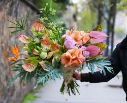 virágcsokor, virágkötő