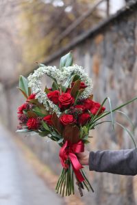 virágcsokor, virágkötő