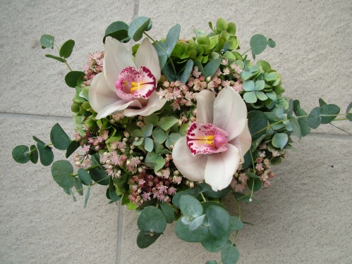 flower delivery Budapest - orchids basket 