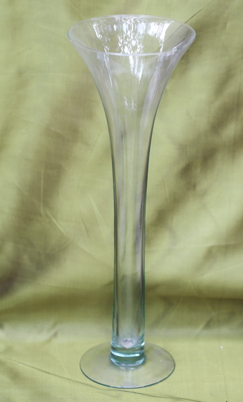 Virágküldés Budapest - kehely üveg váza (40cm)