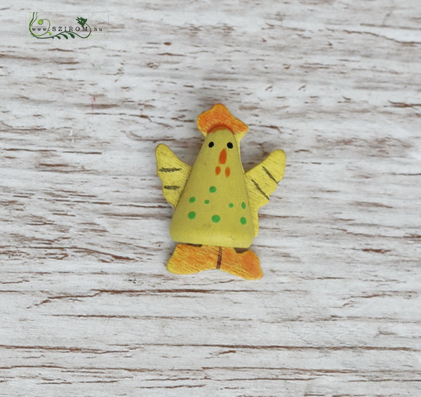 Virágküldés Budapest - Sárga mini tyúk (2 cm)
