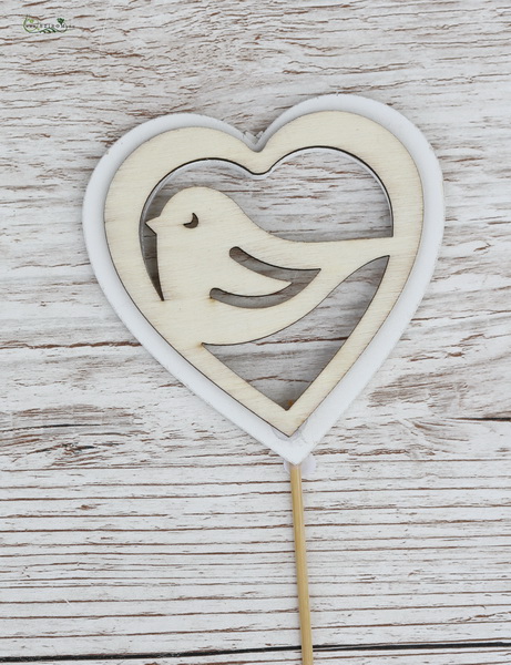 flower delivery Budapest - Bird on wood stick (8 cm)