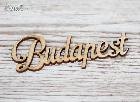 flower delivery Budapest - Budapest wooden sign (10cm)