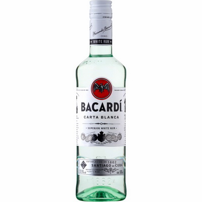 Blumenlieferung nach Budapest - Bacardi Carta Blanca Rum (0.7l, 37.5%)