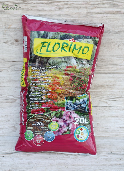 Virágküldés Budapest - Florimo Rhododendron virágföld 20l