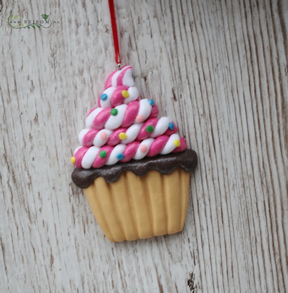 Blumenlieferung nach Budapest - Muffin Weihnachtsbaun Dekor