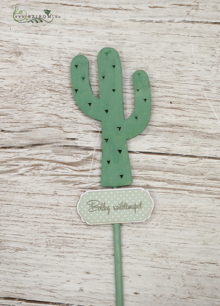 flower delivery Budapest - figure on stick Happy birthday