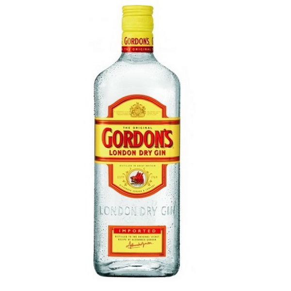 Blumenlieferung nach Budapest - Gordons Gin 1 L 37,5 % 