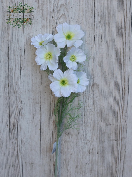 Blumenlieferung nach Budapest - Weiße Kosmos Seidenblume