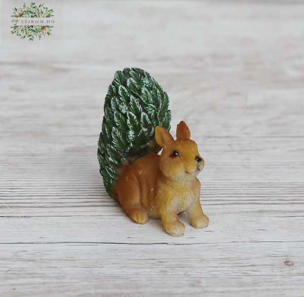 Blumenlieferung nach Budapest - Eichhörnchen aus Keramik, 8 cm