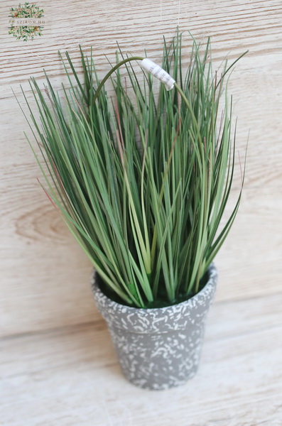 flower delivery Budapest - artificial pot plant grass 26cm