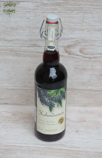 flower delivery Budapest - Elderberry wine 0,75