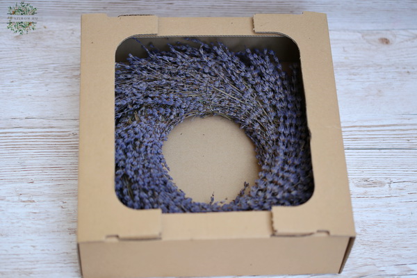 Virágküldés Budapest - Levendulavirág koszorú (30cm)
