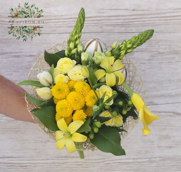 Blumenlieferung nach Budapest - Frühlingsstrauß mit Gelbtönen