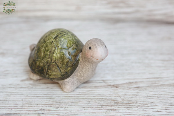 Blumenlieferung nach Budapest - Schöne Keramikschildkröte (10cm)