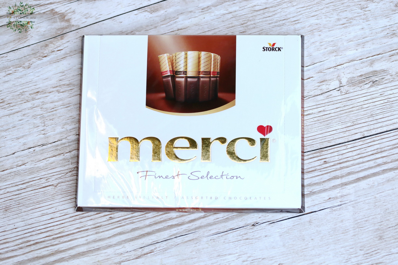 Virágküldés Budapest - Merci Finest Selection 4 étcsokoládé-különlegesség