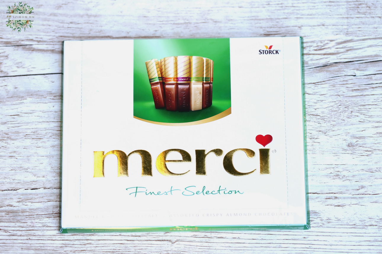 Virágküldés Budapest - Merci Finest Selection  mandulás csokoládékülönlegesség