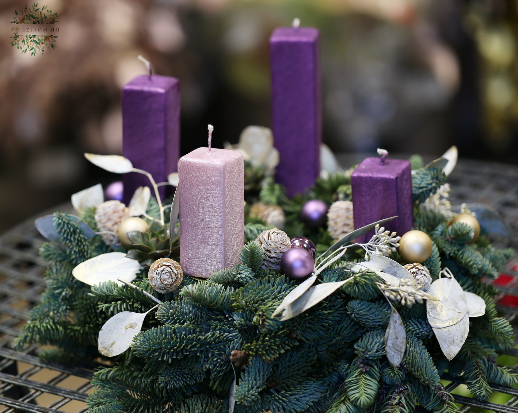 flower delivery Budapest - Advent wreath