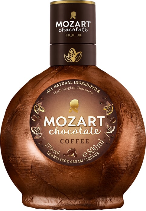 Virágküldés Budapest - Mozart kávés ízesítésű likőr (0,5l)